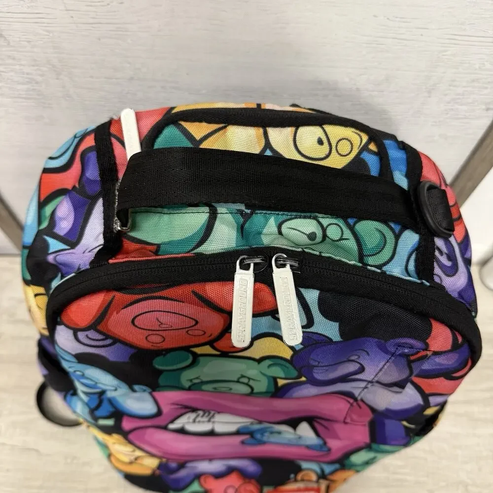 Sprayground Gummy-Bear Lips Backpack Multicolor Laptop Travel Bag